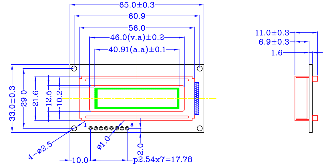 点阵液晶屏 点阵液晶屏